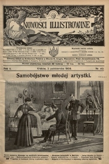 Nowości Illustrowane. 1908, nr 40
