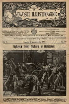 Nowości Illustrowane. 1908, nr 41