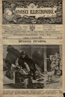 Nowości Illustrowane. 1908, nr 46