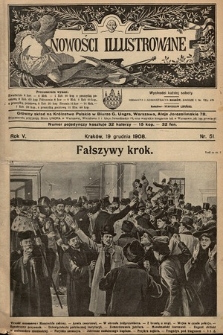 Nowości Illustrowane. 1908, nr 51