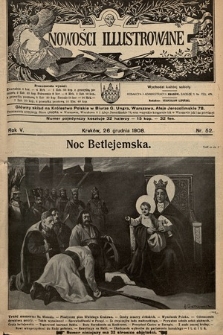 Nowości Illustrowane. 1908, nr 52