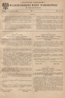 Dziennik Urzędowy Wojewódzkiej Rady Narodowej w Krakowie. 1960, nr 9