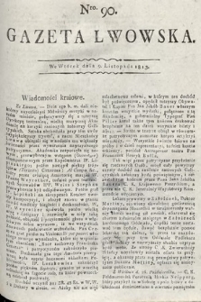 Gazeta Lwowska. 1813, nr 90
