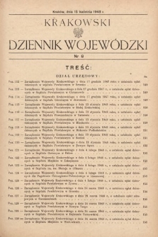 Krakowski Dziennik Wojewódzki. 1948, nr 8