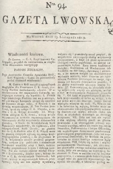 Gazeta Lwowska. 1813, nr 94