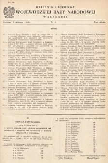 Dziennik Urzędowy Wojewódzkiej Rady Narodowej w Krakowie. 1965, nr 6