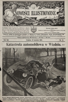 Nowości Illustrowane. 1910, nr 16