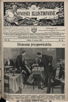 Nowości Illustrowane. 1910, nr 23