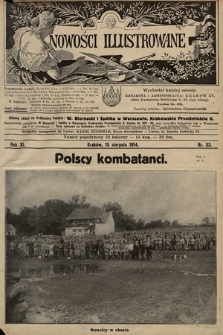 Nowości Illustrowane. 1914, nr 33