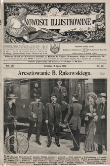 Nowości Illustrowane. 1910, nr 27