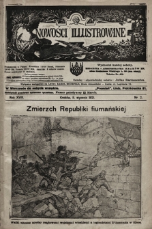 Nowości Illustrowane. 1921, nr 2