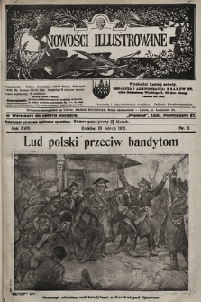 Nowości Illustrowane. 1921, nr 8