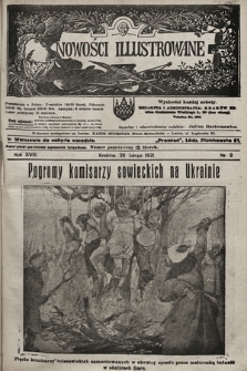 Nowości Illustrowane. 1921, nr 9