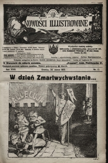 Nowości Illustrowane. 1921, nr 13