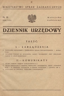 Dziennik Urzędowy. Ministerstwo Spraw Zagranicznych. 1948, nr 10