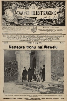 Nowości Illustrowane. 1915, nr 7