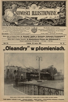 Nowości Illustrowane. 1915, nr 12