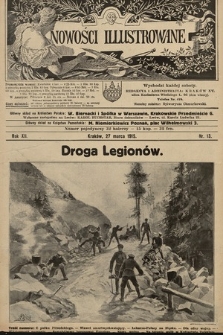 Nowości Illustrowane. 1915, nr 13
