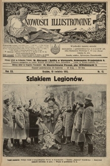 Nowości Illustrowane. 1915, nr 15