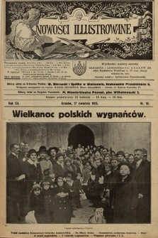 Nowości Illustrowane. 1915, nr 16