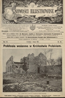 Nowości Illustrowane. 1915, nr 18