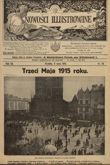 Nowości Illustrowane. 1915, nr 19