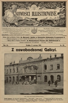 Nowości Illustrowane. 1915, nr 23