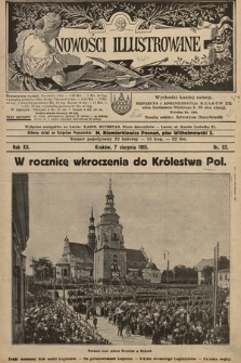 Nowości Illustrowane. 1915, nr 32