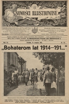 Nowości Illustrowane. 1915, nr 33