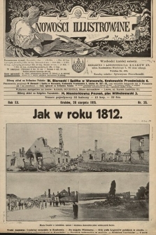 Nowości Illustrowane. 1915, nr 35