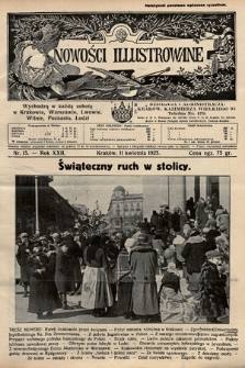 Nowości Illustrowane. 1925, nr 15