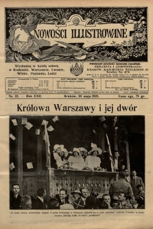 Nowości Illustrowane. 1925, nr 22