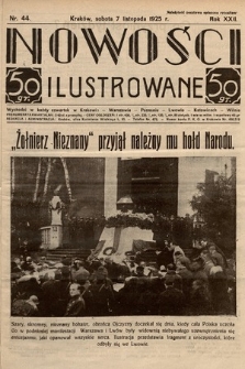 Nowości Ilustrowane. 1925, nr 44