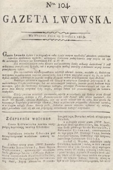 Gazeta Lwowska. 1813, nr 104