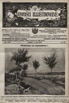 Nowości Illustrowane. 1921, nr 27