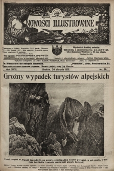 Nowości Illustrowane. 1921, nr 34