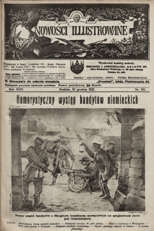 Nowości Illustrowane. 1921, nr 50