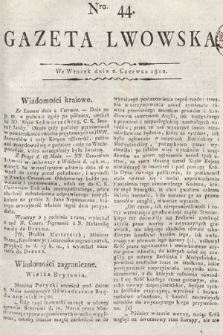 Gazeta Lwowska. 1812, nr 44