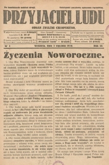 Przyjaciel Ludu : organ Związku Chłopskiego. 1926, nr 1