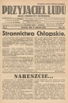 Przyjaciel Ludu : organ Stronnictwa Chłopskiego. 1926, nr 5