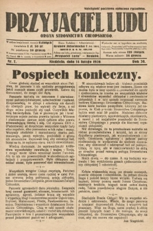 Przyjaciel Ludu : organ Stronnictwa Chłopskiego. 1926, nr 7