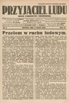 Przyjaciel Ludu : organ Stronnictwa Chłopskiego. 1926, nr 8