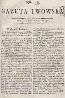Gazeta Lwowska. 1812, nr 48