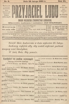 Przyjaciel Ludu : organ Polskiego Stronnictwa Ludowego. 1908, nr 8