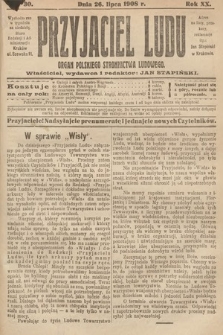 Przyjaciel Ludu : organ Polskiego Stronnictwa Ludowego. 1908, nr 30