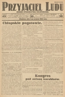 Przyjaciel Ludu : organ Stronnictwa Chłopskiego. 1926, nr 49