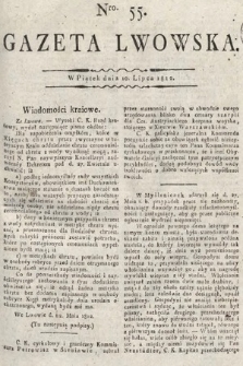 Gazeta Lwowska. 1812, nr 55