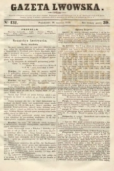 Gazeta Lwowska. 1850, nr 131
