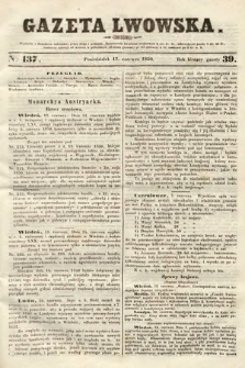 Gazeta Lwowska. 1850, nr 137