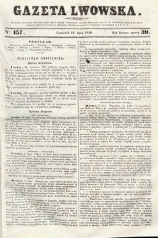 Gazeta Lwowska. 1850, nr 157